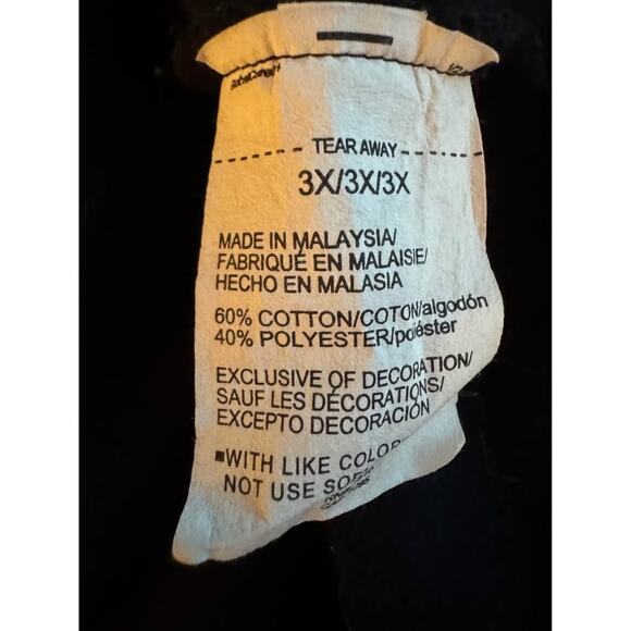 Under Armour Rival Terry Black Cotton-Blend Men's 1/2 Zip Pullover Sweater -3XL - Picture 6 of 8